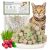 Snacks Liofilizados con Hierba para Gatos y Arándano Rojo, Snacks Hierba Gatera para Gatos, Control de Bolas de Pelo y Cuidado Urinario